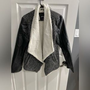 Pleather & Fleece Jacket